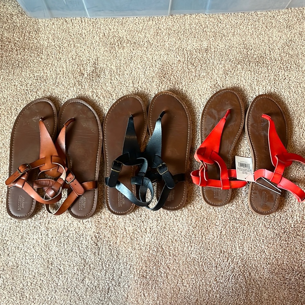 Mossimo Sandals Bundle Sz 10